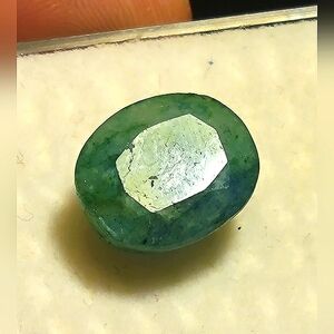 Natural Emerald Loose Gemstone 8ctw 13.14x11.13x7.40mm Oval Cut Beryl GGL Cert